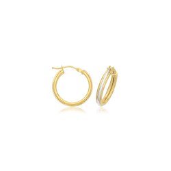 9ct Gold Hoops Earrings ER1218-