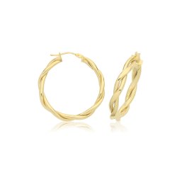 9ct Gold Hoops Earrings ER1220-