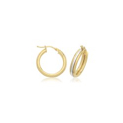 9ct Gold Hoops Earrings ER1219-