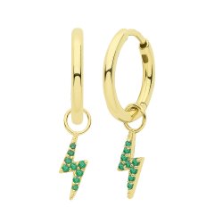 9ct Gold Lightning Bolt Earring Charm 