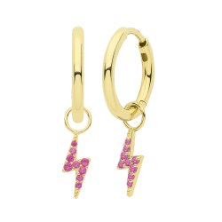 9ct Gold Lightning Bolt Earring Charm 