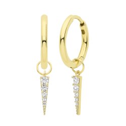 9ct Gold Spike Earring Charm 