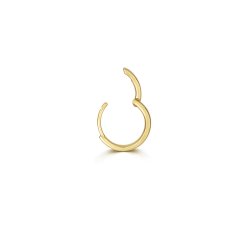 9ct Gold Round Tube Cartilage Hoop ES2001-
