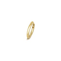 9ct Gold Round Tube Cartilage Hoop - Long Post ES2002P-