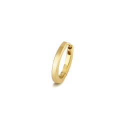 18ct Gold Square Tube Cartilage Hoop ESQ2005-