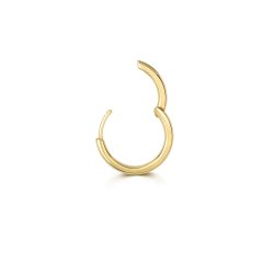 9ct Gold Round Tube Cartilage Hoop ES2003-
