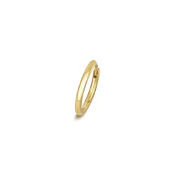 18ct Gold Round Tube Cartilage Hoop ESQ2002-