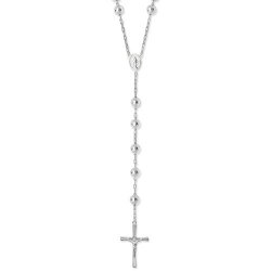 Silver Rosary Necklet 
