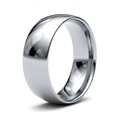 Palladium 7mm Light Court Wedding Ring