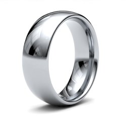 Palladium 7mm Medium Court Wedding Ring