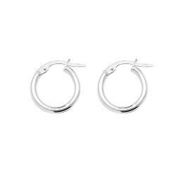 Silver Tube Hoops 