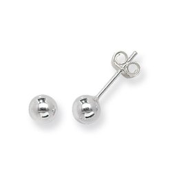 Silver Bead Studs 