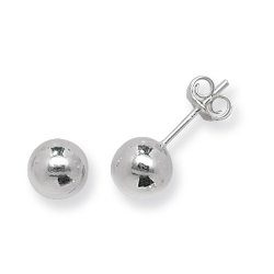 Silver Bead Studs 