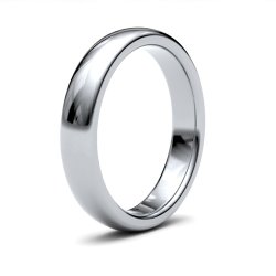 Palladium 4mm Premium Heavy Court Wedding Ring