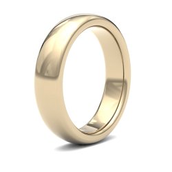 9ct Yellow Gold 5mm Premium Heavy Court Wedding Ring