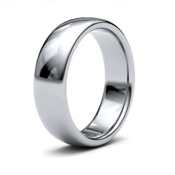 Palladium 6mm Premium Medium Court Wedding Ring