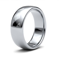 Palladium 7mm Premium Medium Court Wedding Ring