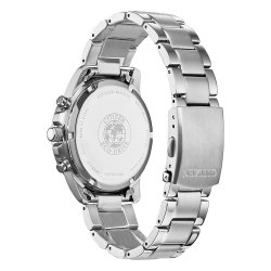 Citizen Men's Eco Drive Military Blue Dial  Stainless Steel Watch