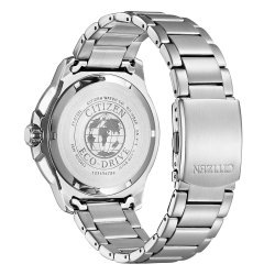 Citizen Men's Sport Eco Drive Blue Dial Watch with Stainless Steel Strap