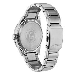 Citizen Men's Eco Drive Vintage Sport Watch with Green Dial and Stainless Steel Strap