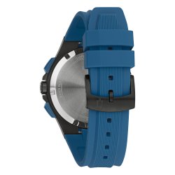 Bulova Men's Maquina Chronograph Watch with Blue Strap