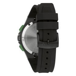 Bulova Men's Maquina Chronograph Watch with Black Strap