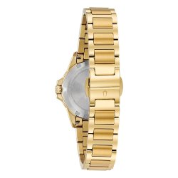 Bulova Women's Marine Star Gold Tone Diamond Set Watch