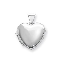 Silver Heart Locket 
