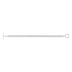 Silver Albert T Bar Braclet 