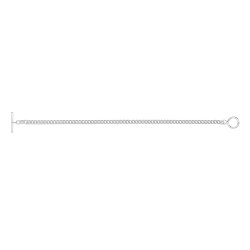 Silver Albert T Bar Braclet 