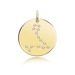 Silver Gold Plated Zodiac Constellation Pisces 