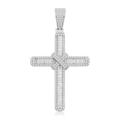 Silver Cz Cross 