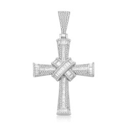 Silver Cz Cross 