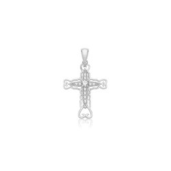 Silver Cz Cross 