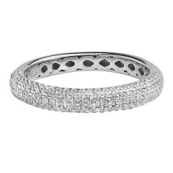 Silver Cz Wedding Rings 