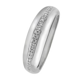 Silver Cz Wedding Rings 