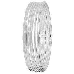 Silver Multi Layer Cuff Bangle 