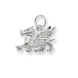 Silver Welsh Dragon Pendant 