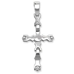 Silver Movable Cross Pendant 