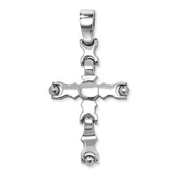 Silver Movable Cross Pendant 