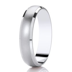 Asti Platinum Light Court Diamond Cut Wedding Ring