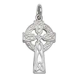 Silver Celtic Cross Pendant 