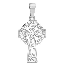 Silver Celtic Cross Pendant 