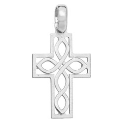 Silver Celtic Cross Pendant 