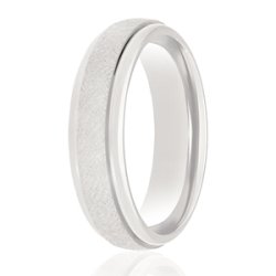 Eden Platinum Light Court Diamond Cut Wedding Ring