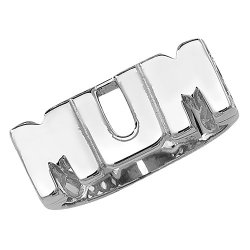 Silver Basket Design Mum Ring 