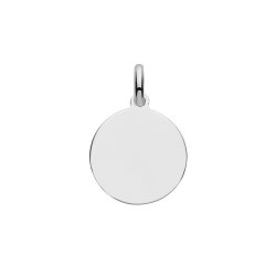 Silver Round Tag Pendant 