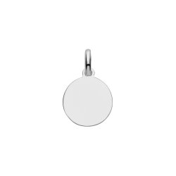 Silver Round Tag Pendant 