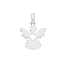 Silver Rhodium Plated Angle Pendant 