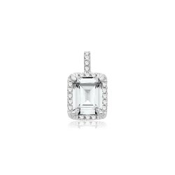 Silver Cz Pendant 